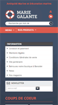 Mobile Screenshot of marie-galante-benodet.com