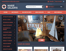 Tablet Screenshot of marie-galante-benodet.com